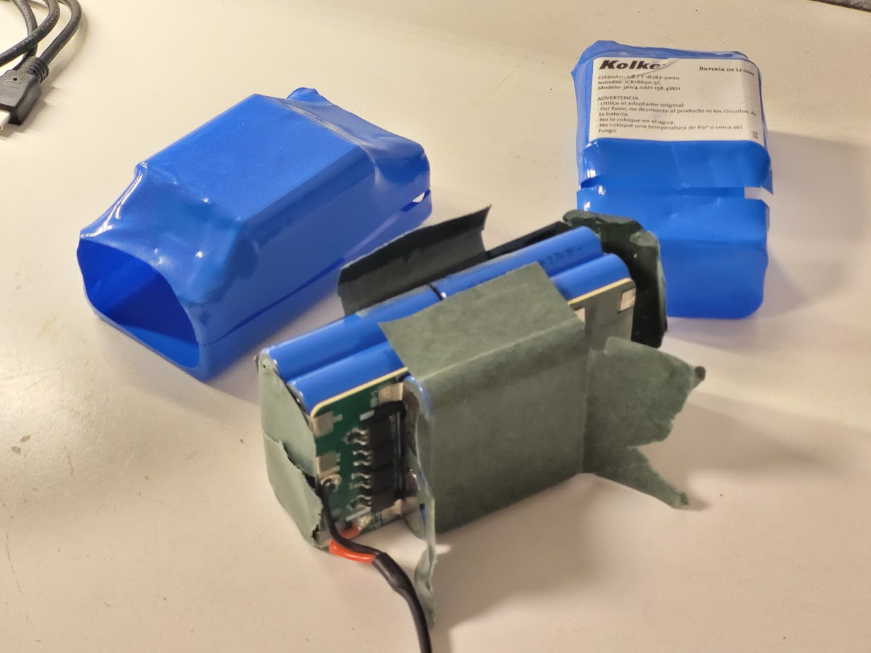 Foto batería hoverboard